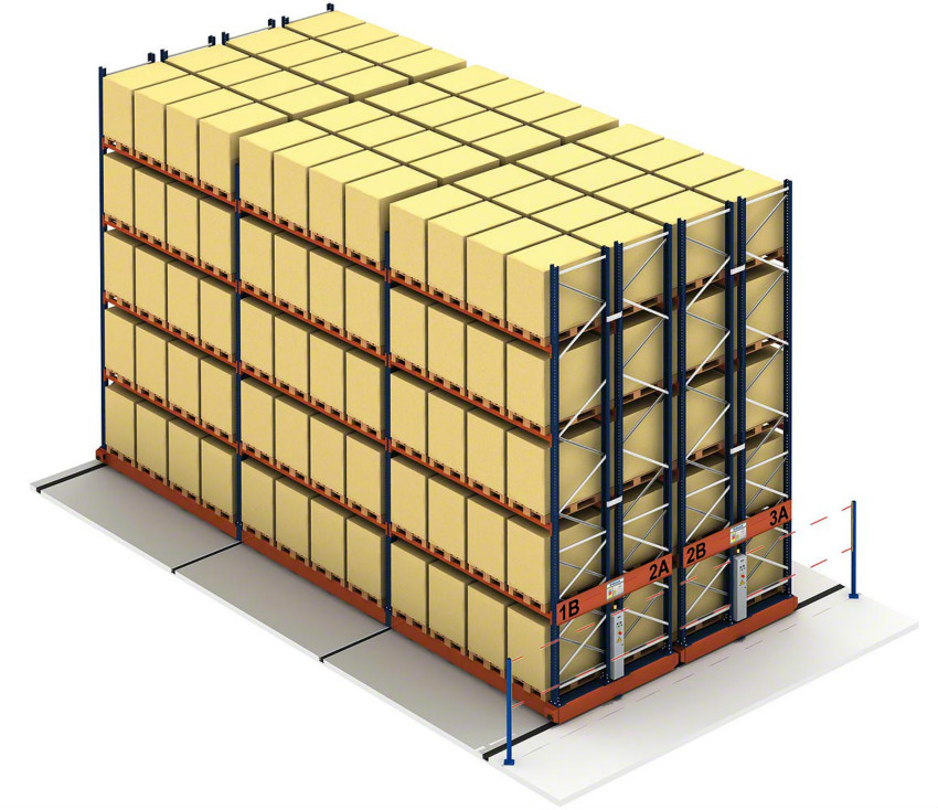 移动式货架利用率高又安全倍受欢迎