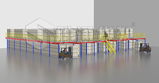 阁楼式仓储货架为什么成了企业仓库使用的标配货架？