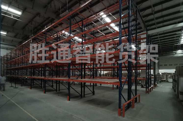 上海晋柏贸易再次选择胜通订购200多组重型横梁货架