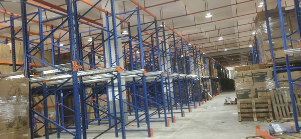 胜通贯通式货架的入驻，让安吉富恒家具的货物储存能力提升近50%！